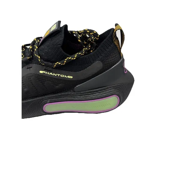 Under Armour Men's Black Green Yellow Pink -UA HOVR Phantom 4 -3027669 - Men 8.5