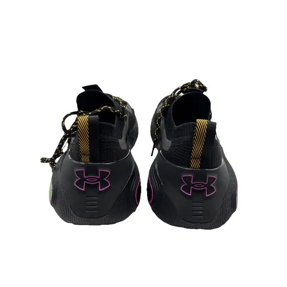 Under Armour Men's Black Green Yellow Pink -UA HOVR Phantom 4 -3027669 - Men 8.5