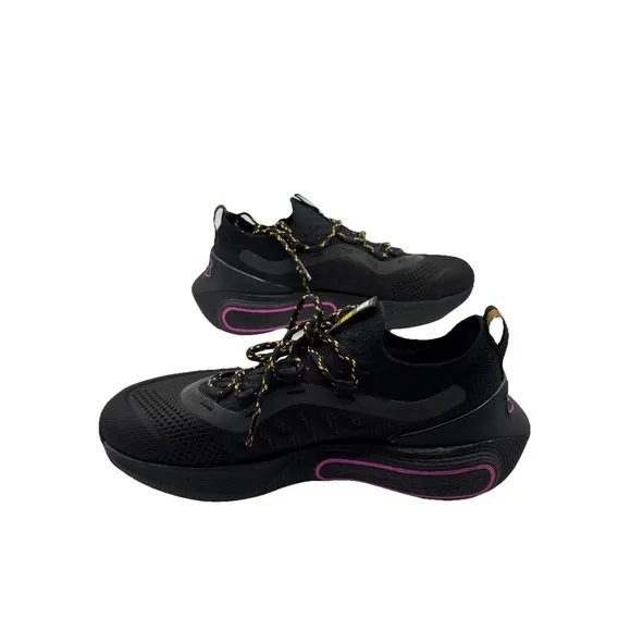 Under Armour Men's Black Green Yellow Pink -UA HOVR Phantom 4 -3027669 - Men 8.5