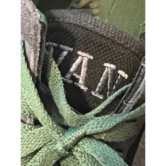 VANS Club Old Skool Shoes Green Gray &amp; Black