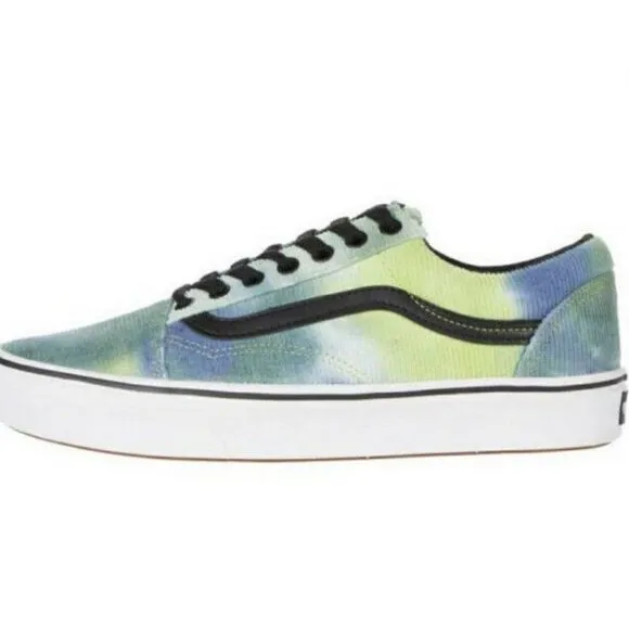 Vans Comfycush Old Skool Blotched Sneakers BLOTCHED MULTI/ BLACK- Unisex -Size 6