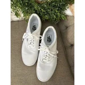 Vans Off The Wall Men's Extreme Sports BMX Size 10 White Canvas Never Worn