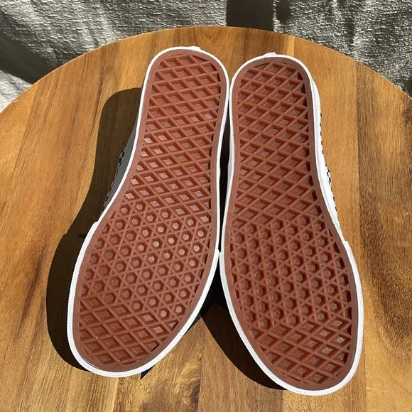 Vans Shoes Vans Classic Slip-On Check Foxing Blue Boys 4.5 - Women 6