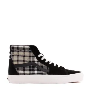 Vans UA SK8-Hi Plaid Mix Black Twill VN0A4BV6XKB