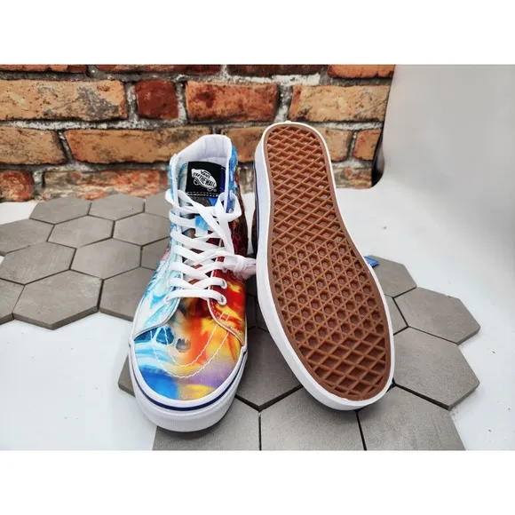Vans X One Piece Limited Edition SK8 HI Sneakers 'Punk Hazard' Men Size 7 M 8.5w