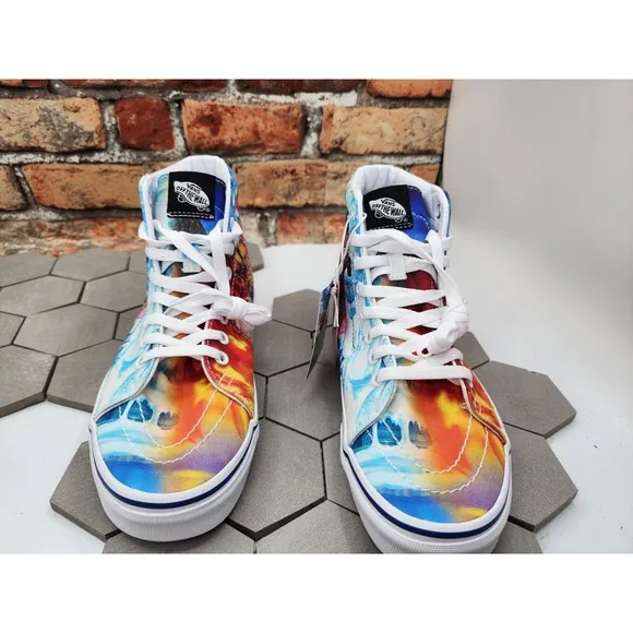 Vans X One Piece Limited Edition SK8 HI Sneakers 'Punk Hazard' Men Size 7 M 8.5w