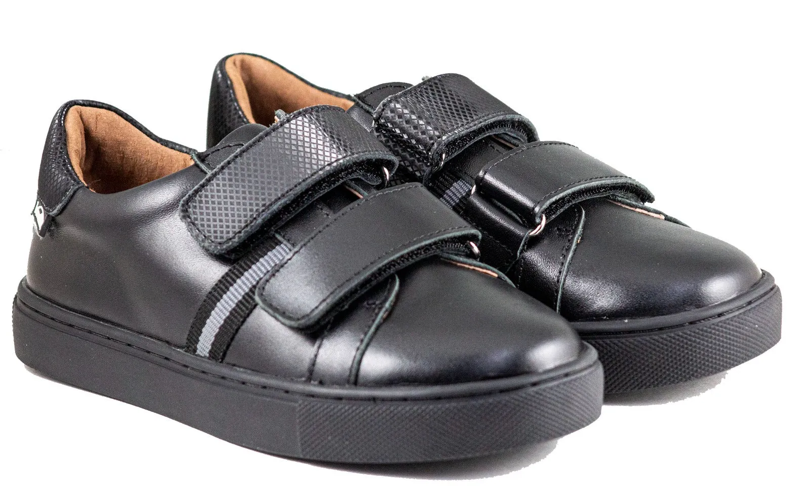 Venenttini Boy's Robin Black/Grey Rubber Shoes