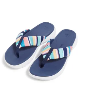 Vera Bradley Cabana Stripe Cloud Sandals