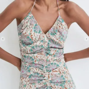 Veronica Beard Sz 14 Aldana Ruched Paisley Midi-Dress NWT $698