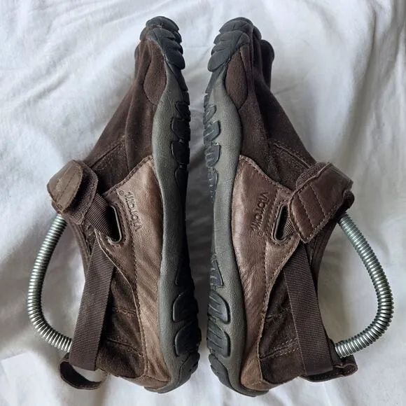 Vibram FiveFingers KSO Trek Men's Kangaroo Leather Shoes Brown Size 42/US 9-9.5