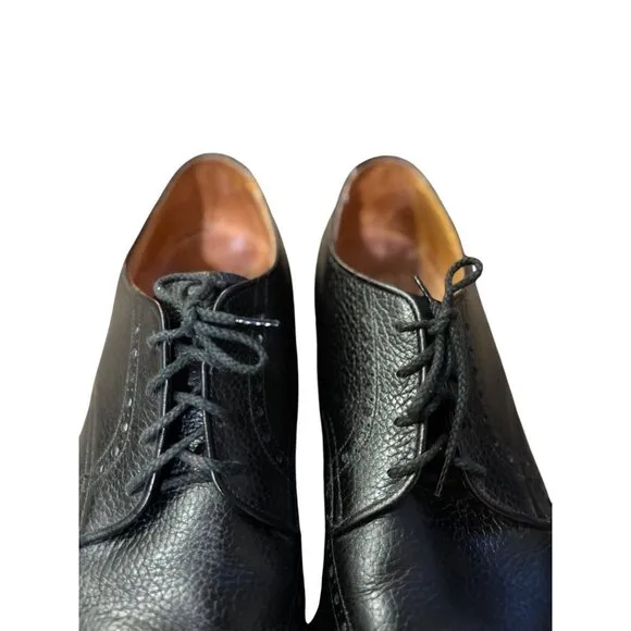 Vintage Alden Dress Shoes Mens 12.5 AA/B Narrow Used Black 460 Blucher Foot Bala