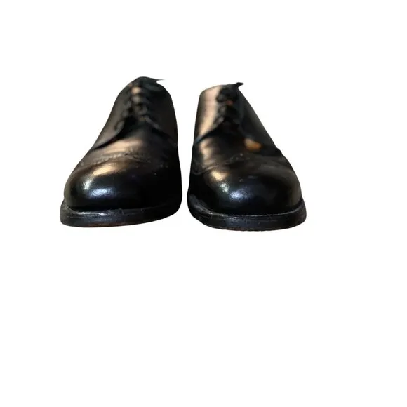 Vintage Alden Dress Shoes Mens 12.5 AA/B Narrow Used Black 460 Blucher Foot Bala