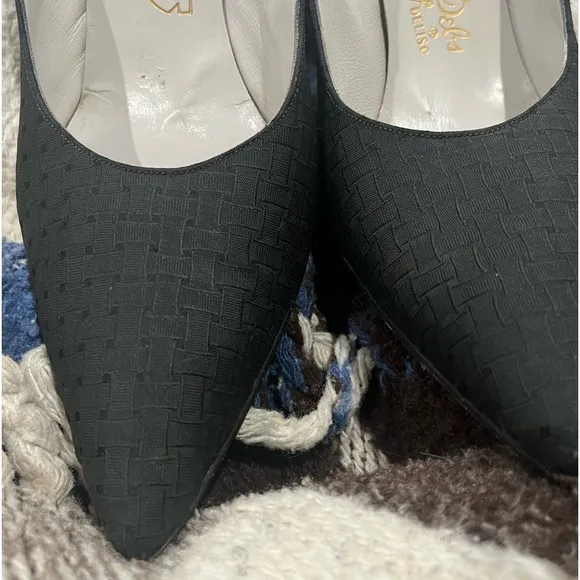 Vintage DeLiso Debs Designed By Palter Deliso Black Stilettos