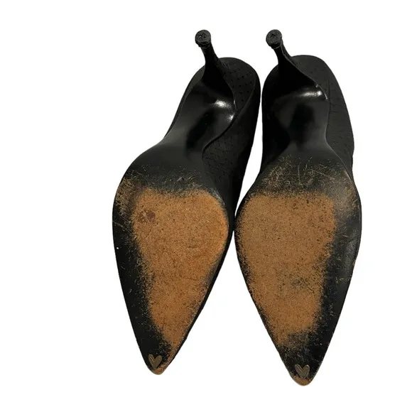 Vintage DeLiso Debs Designed By Palter Deliso Black Stilettos