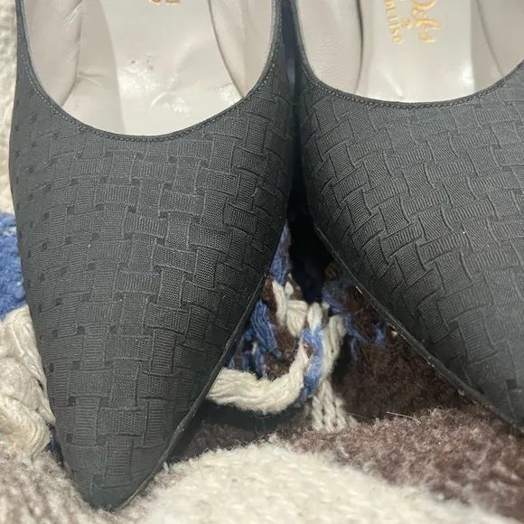 Vintage DeLiso Debs Designed By Palter Deliso Black Stilettos