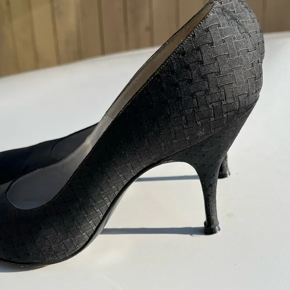 Vintage DeLiso Debs Designed By Palter Deliso Black Stilettos
