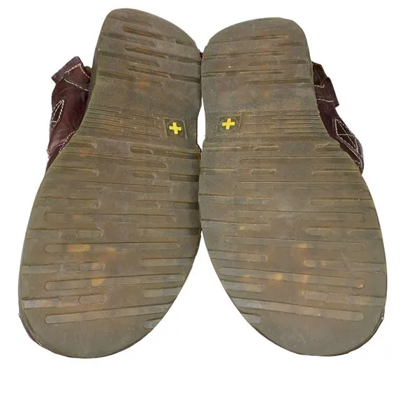 Vintage Dr. Martens Mens Brown Leather Strappy Clog Sandals Size US 11