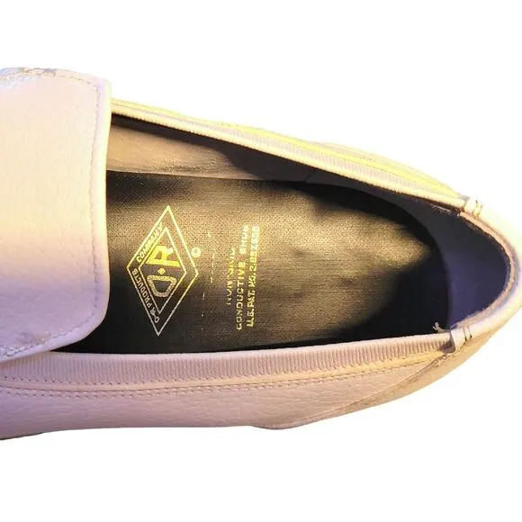 Vintage Mens O-R Surgical Loafers Shoes Conductive‎ 10 A WHITE Steri-lectron