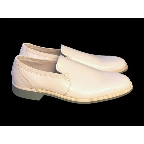 Vintage Mens O-R Surgical Loafers Shoes Conductive‎ 10 A WHITE Steri-lectron