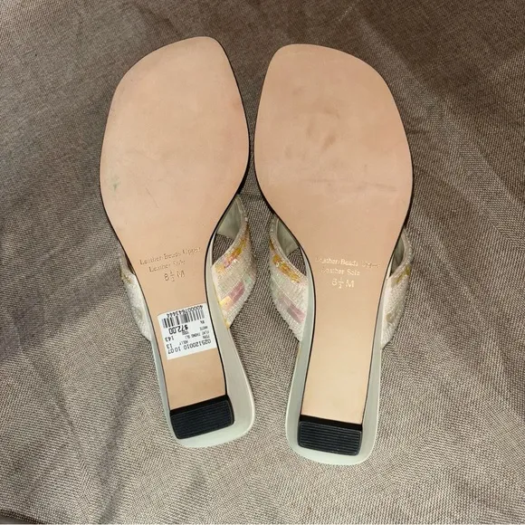 Vintage Renee Flat Thong Sling “Holly” Sandals Size 8.5