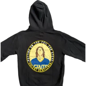 VIOLENT GENTLEMEN BLACK “PUTTING ON THE FOIL FOR STEVE” LIMITED EDITION HOODIE