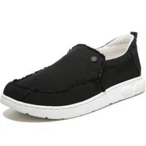 Vionic Beach Seaview Casual Mens 8 Slip Black Sneakers Arch Support New