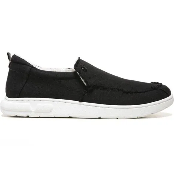 Vionic Beach Seaview Casual Mens 8 Slip Black Sneakers Arch Support New
