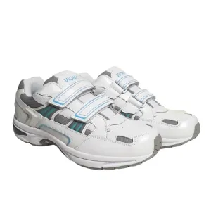 VIONIC Tabi Leather White Blue Walker Arch Support Sneakers 11W NWT