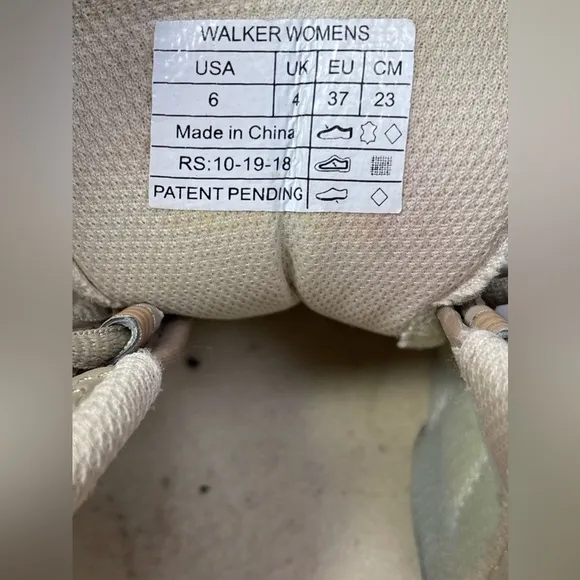 VIONIC Walker Women's Plantar Fasciitis Shoe Taupe Orthaheel Size 6
