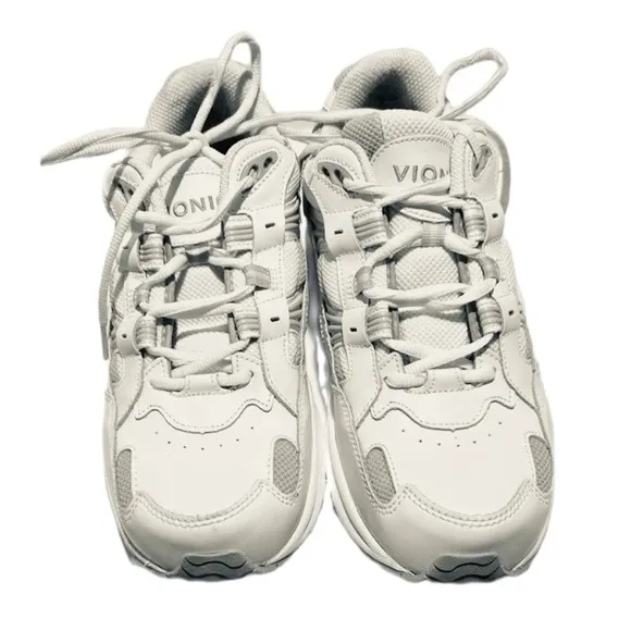 Vionic Women’s Classic Arch Support Walking Leather Sneakers Sz 10