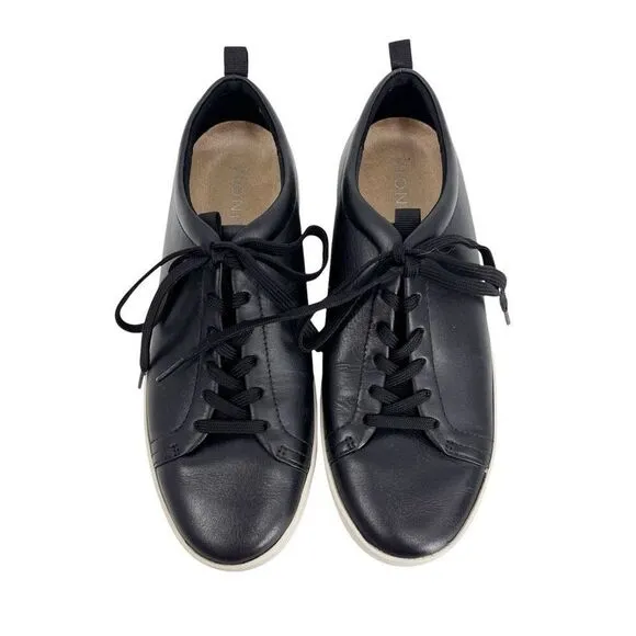 VIONIC Women’s 8 Comfort Shoes Paisley Black Leather