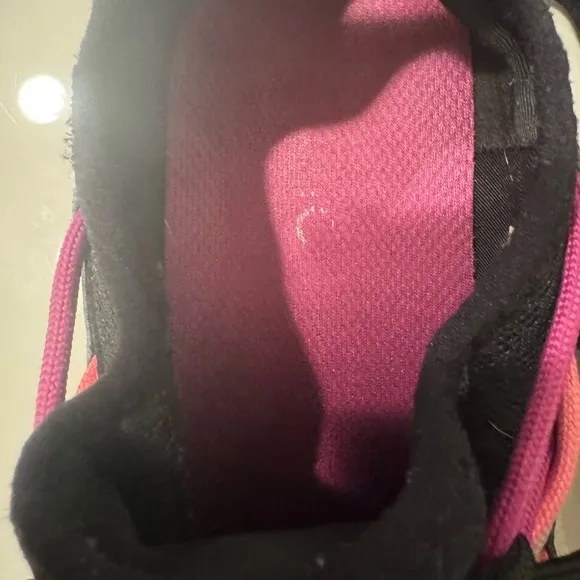 Vionic Zeliya Women's Mesh Black and Pink Lace-up Athletic Sneakers Size 8