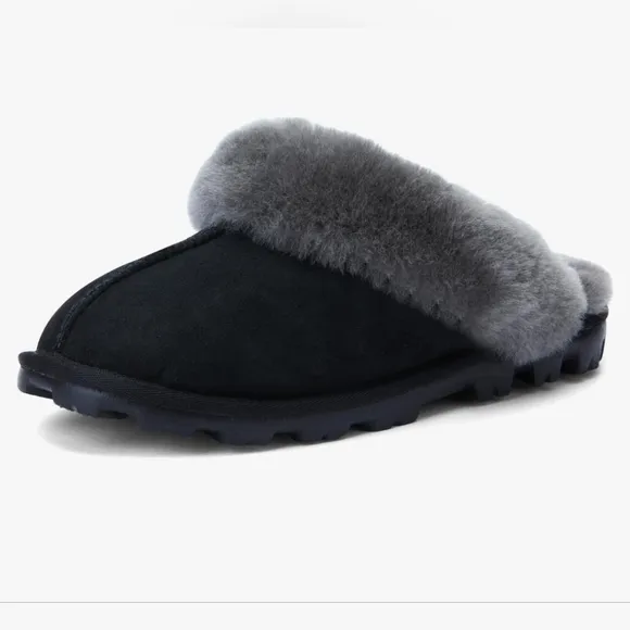 WaySoft Genuine Australian Sheepskin Slippers, 100% Shearling Hard Bottom SZ 7