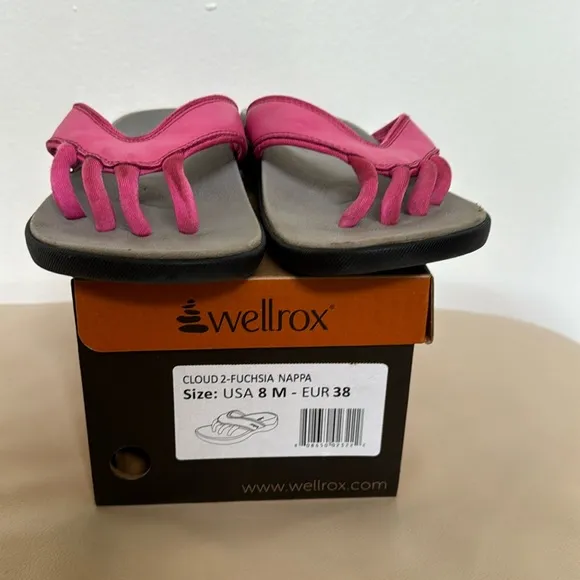 Wellrox Cloud 2 Fuchsia Nappa Women’s Size 8 Sandal
