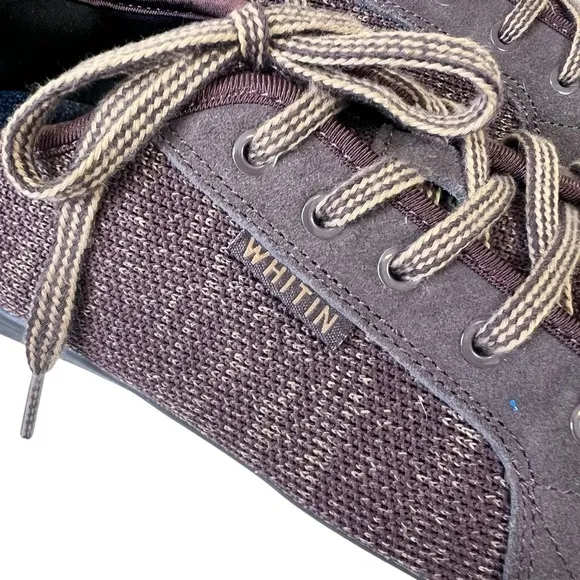 WHITIN brown minimalist men’s sneakers