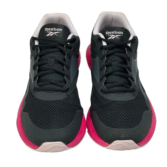 Women  Reebok Ortholite Black &amp; Fuchsia Comfort Running Walking Sneakers Size 11