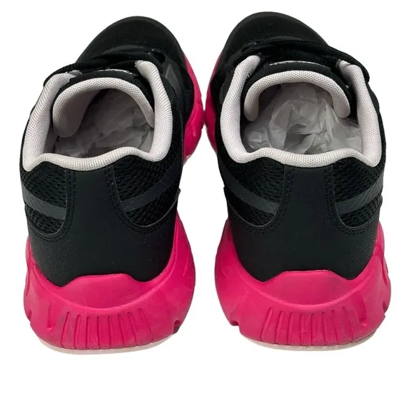Women  Reebok Ortholite Black &amp; Fuchsia Comfort Running Walking Sneakers Size 11