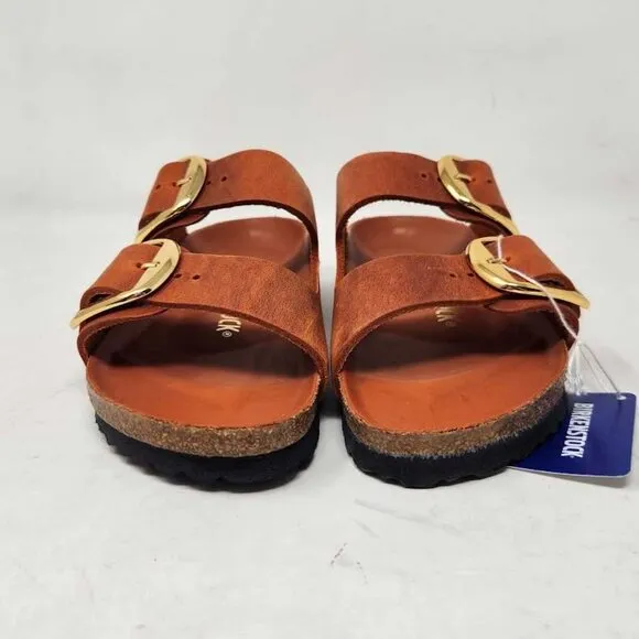 Women's 36 (US 5) Narrow fit Birkenstock Arizona Big Buckle sandals Burnt Orange
