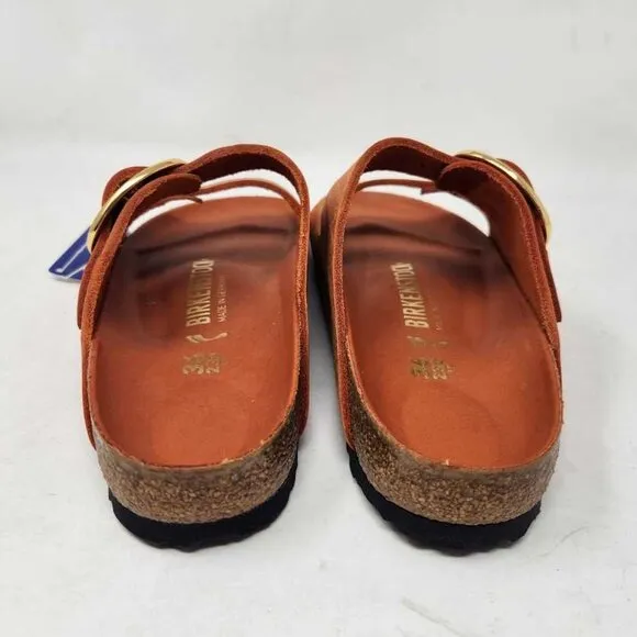 Women's 36 (US 5) Narrow fit Birkenstock Arizona Big Buckle sandals Burnt Orange
