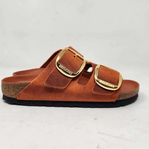 Women's 36 (US 5) Narrow fit Birkenstock Arizona Big Buckle sandals Burnt Orange
