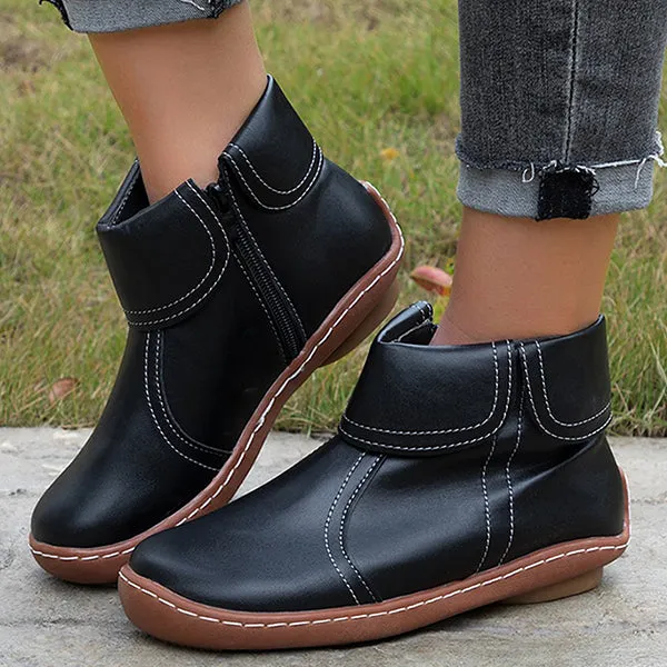 Women's Classic Non-Slip Leather Ankle Boots