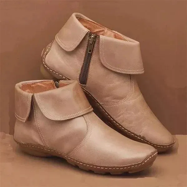 Women's Classic Non-Slip Leather Ankle Boots