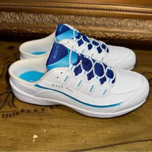 WOMEN'S EASY SPIRIT ROMY WALKING SNEAKERS Brand New Size 9M Vibrant Blue White