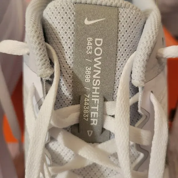Womens Nike Downshifter White Sneakers