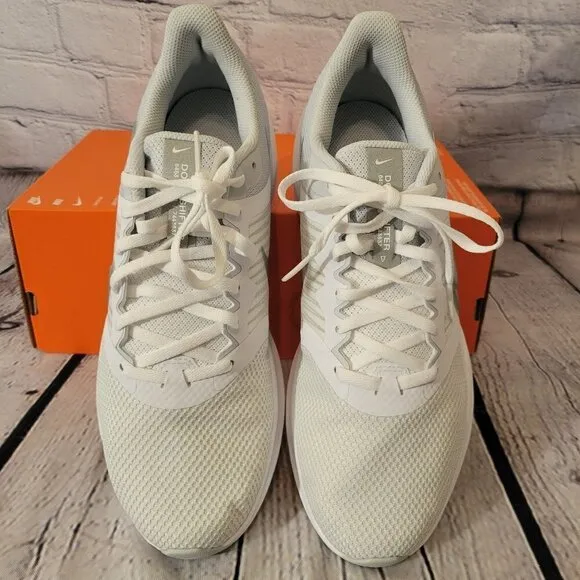 Womens Nike Downshifter White Sneakers