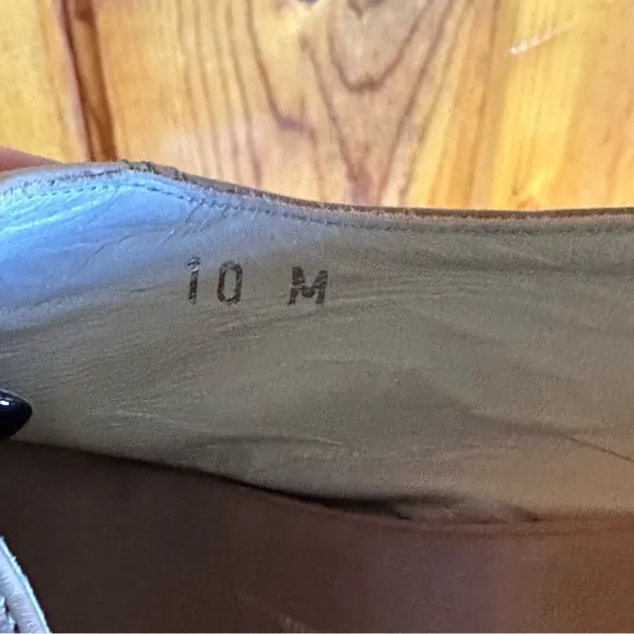 Women's Tan Leather Open-Toe Shoes