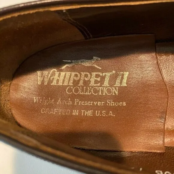 Wright Whippet II Kiltie Loafer Dress Shoes Leather 12