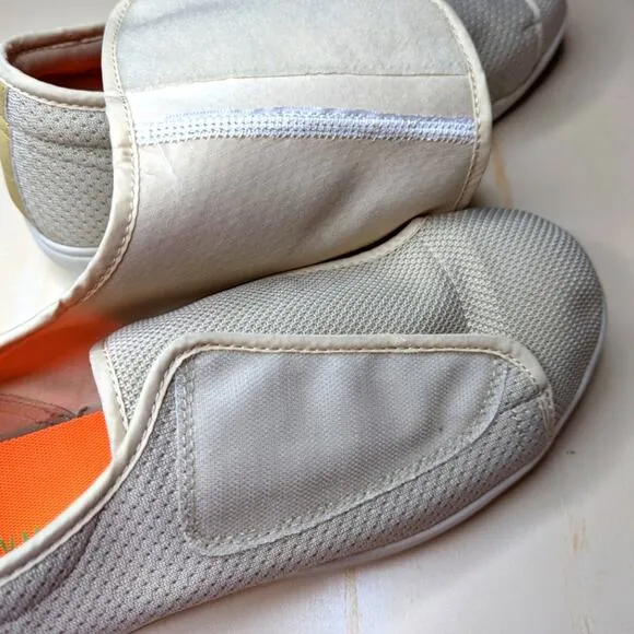 YOUYUN Beige Diabetic Shoes for Wide or Swollen Feet Men's 12, Women's 13